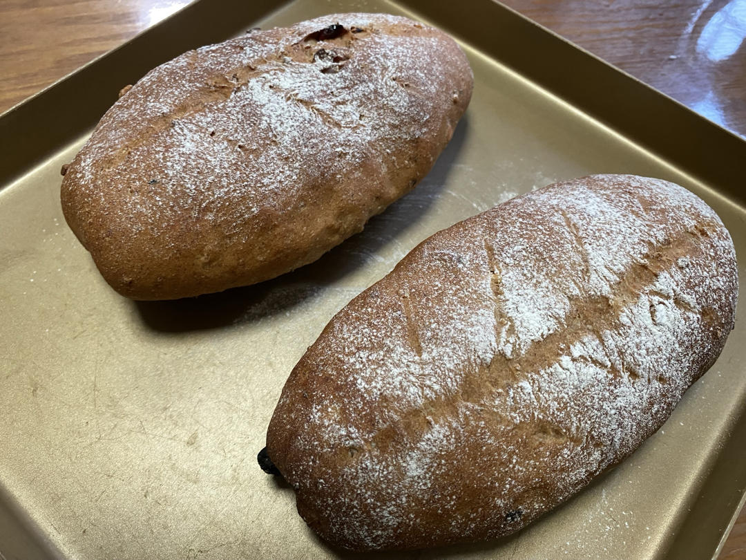 全麦核桃包～软欧包