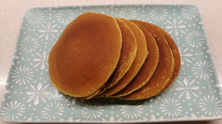 鸡蛋玉米饼（附松饼煎圆的方法）