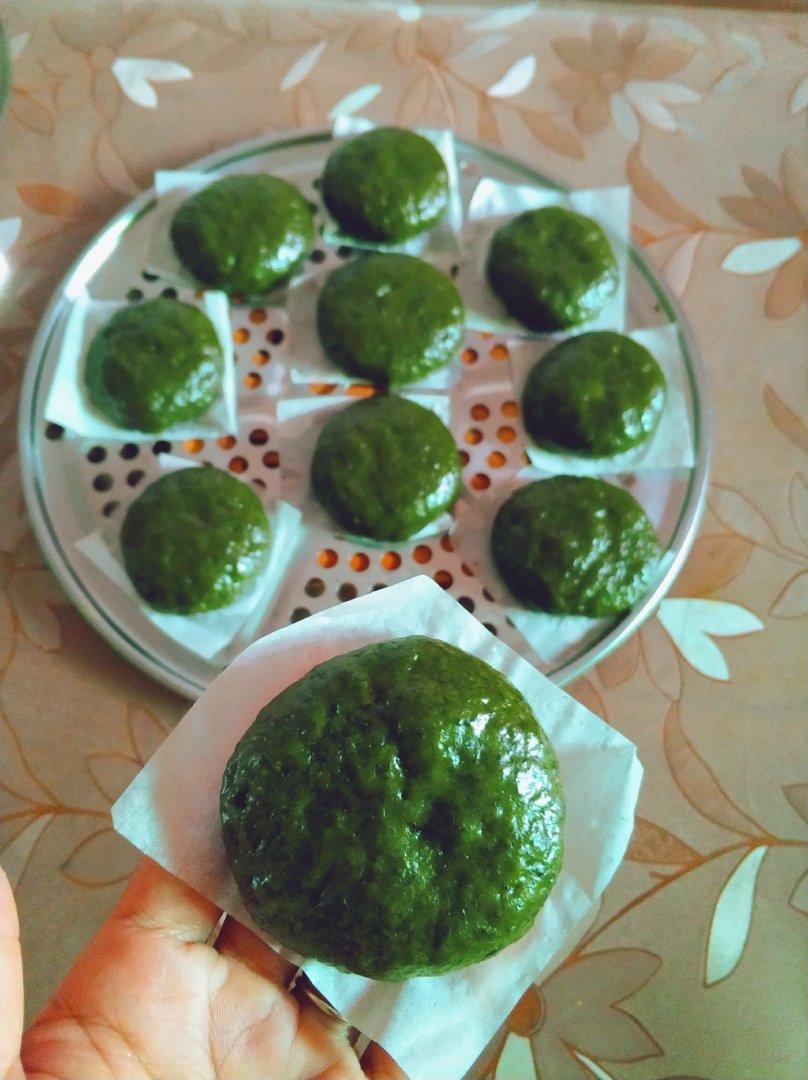 咸蛋黄肉松艾糍（青团）