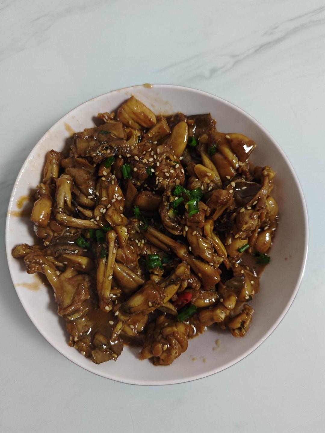 家庭版干锅牛蛙