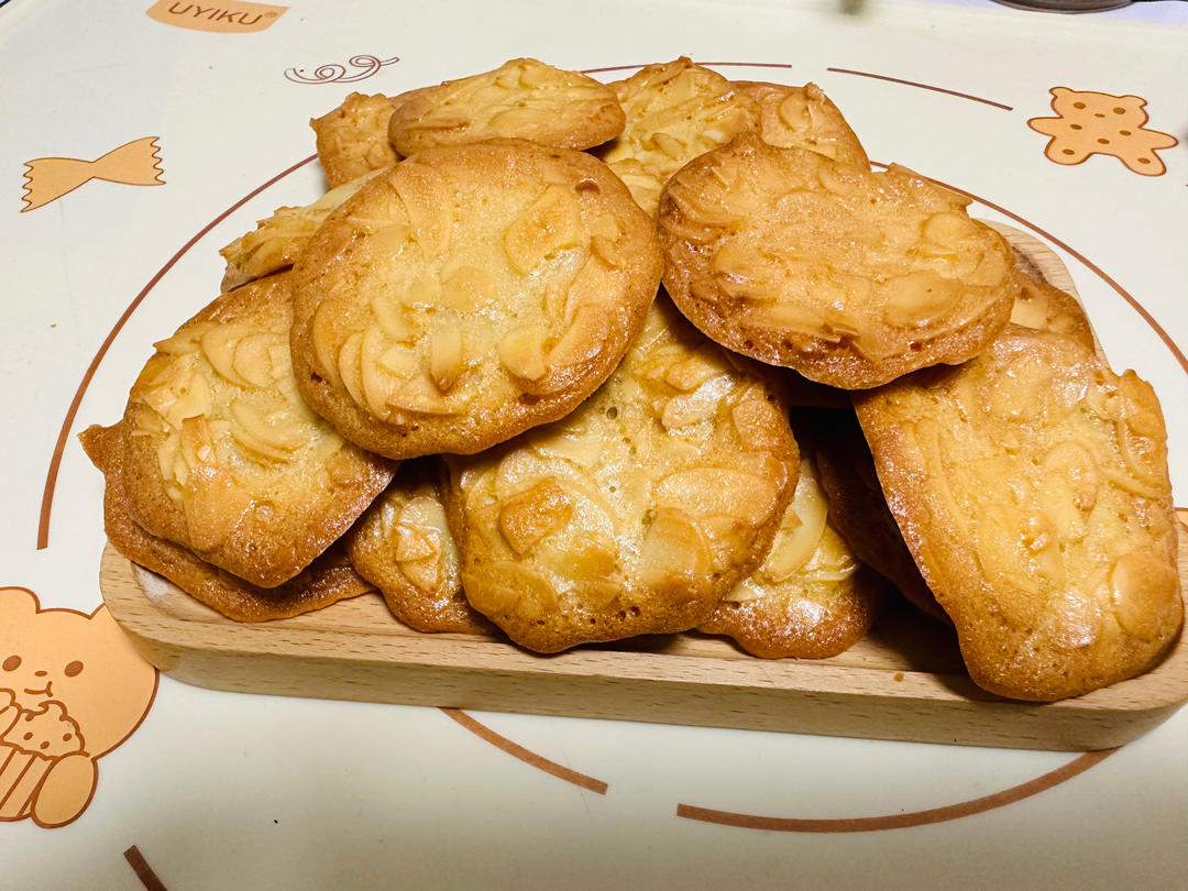 一个居家追剧的完美小零食-杏仁瓦片