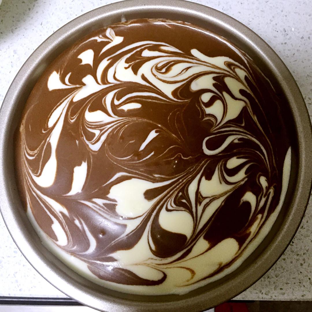 摩卡大理石冻芝士蛋糕