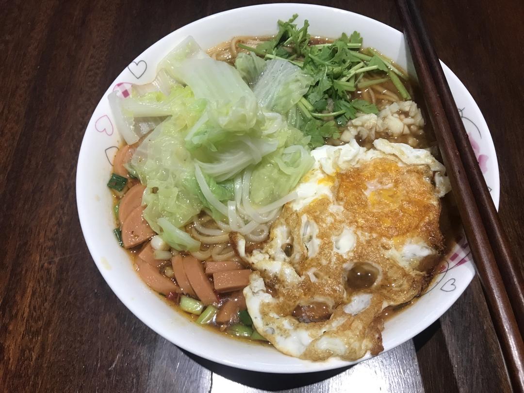 ms草莓蛋糕做的鸡蛋火腿米粉