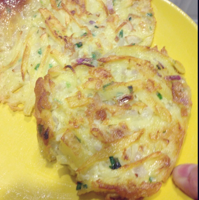 土豆洋葱煎饼