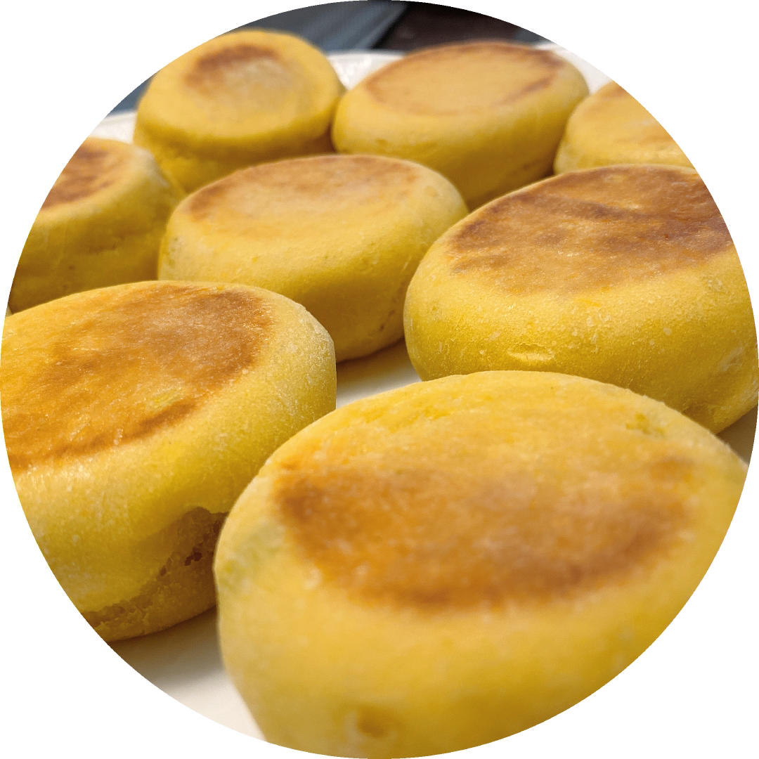 不加1滴水的南瓜发面饼