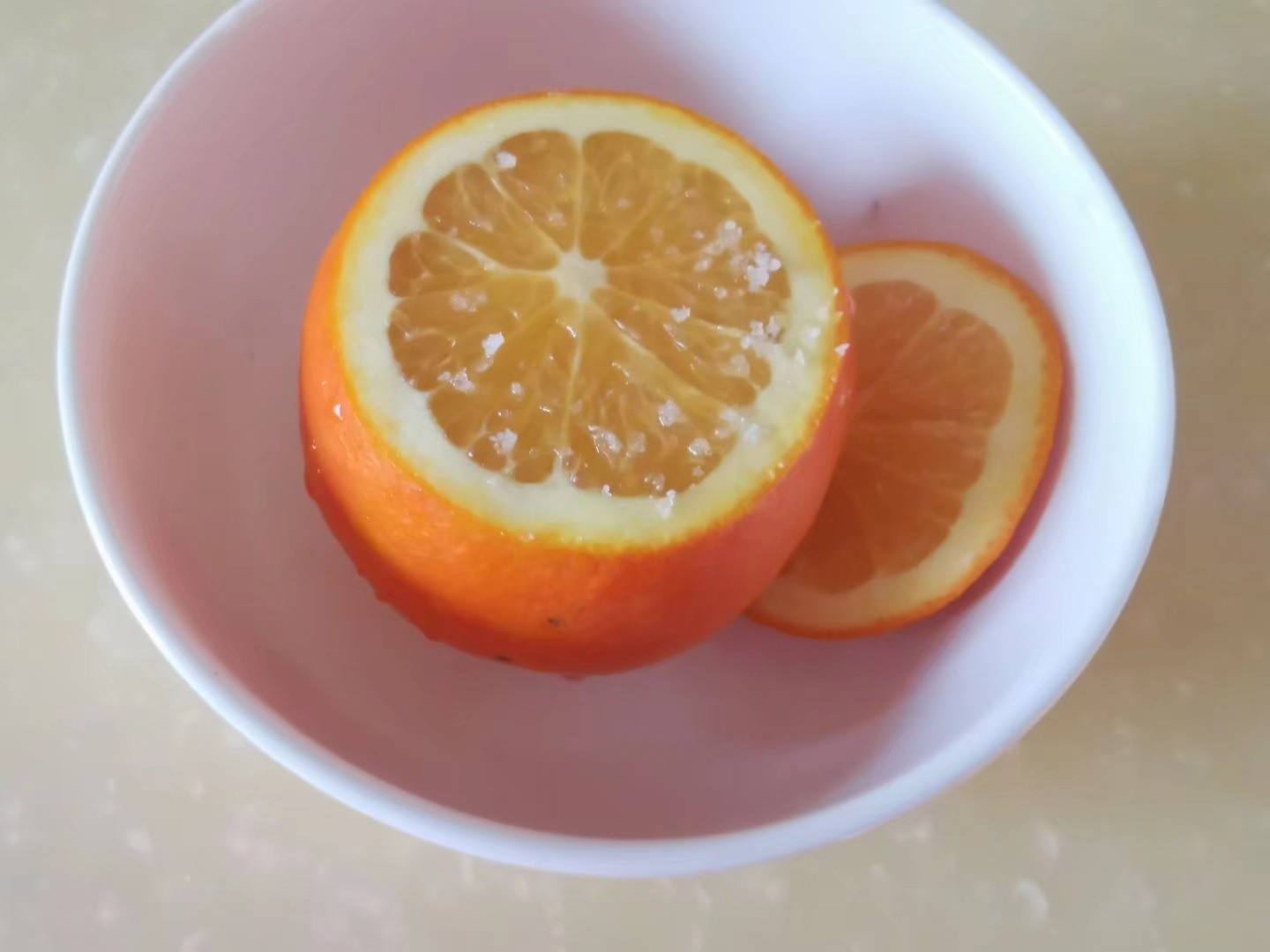 感冒咳嗽，炖橙子or烤橘子？的做法