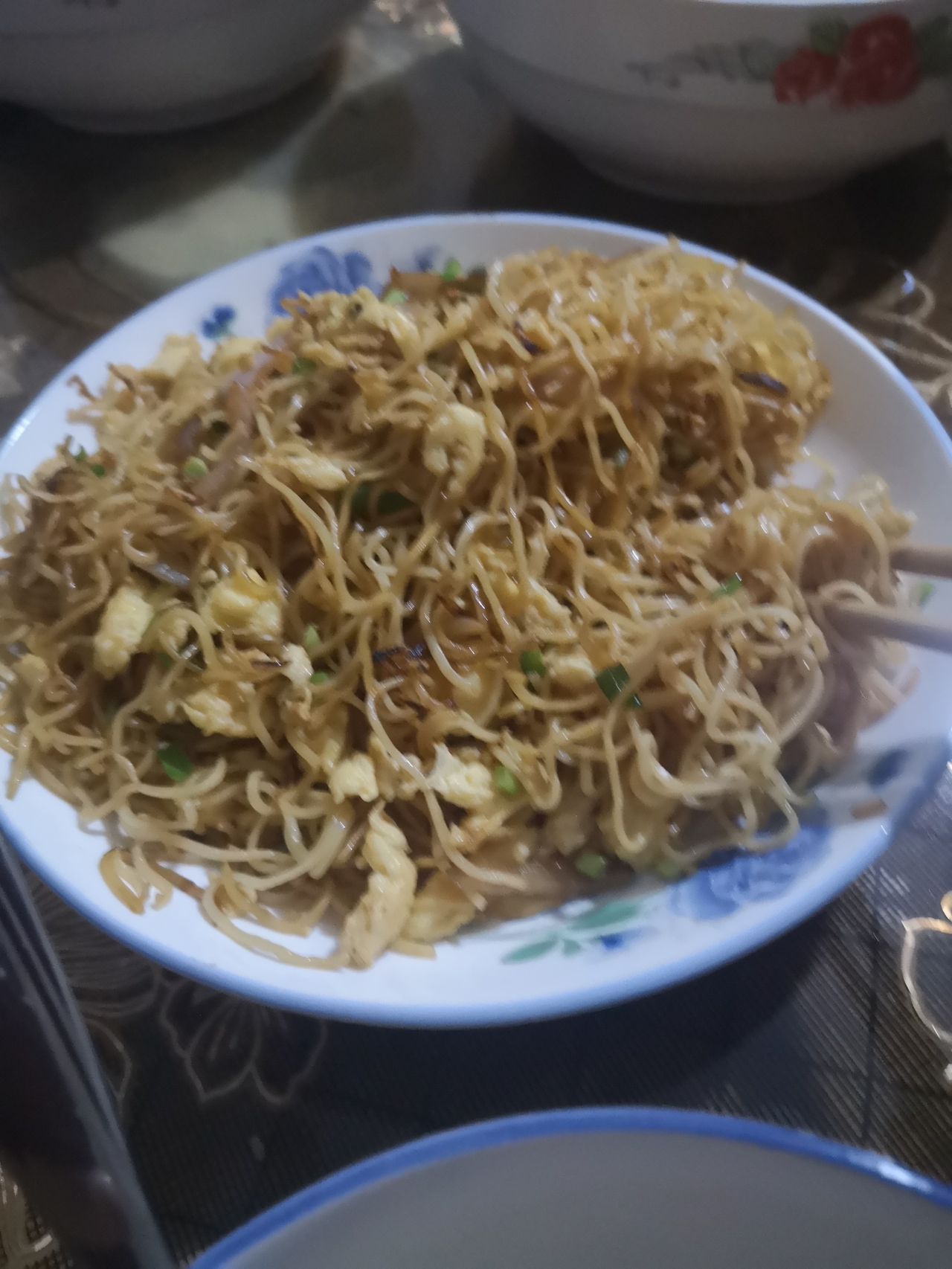 鸡蛋素炒面Fried Noodles Vegetarian