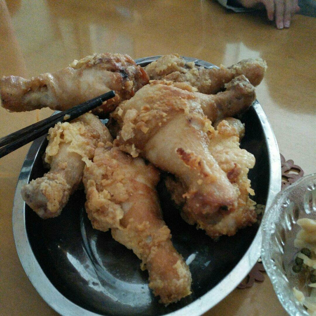 不用炸鸡粉也可以炸出酥脆炸鸡腿