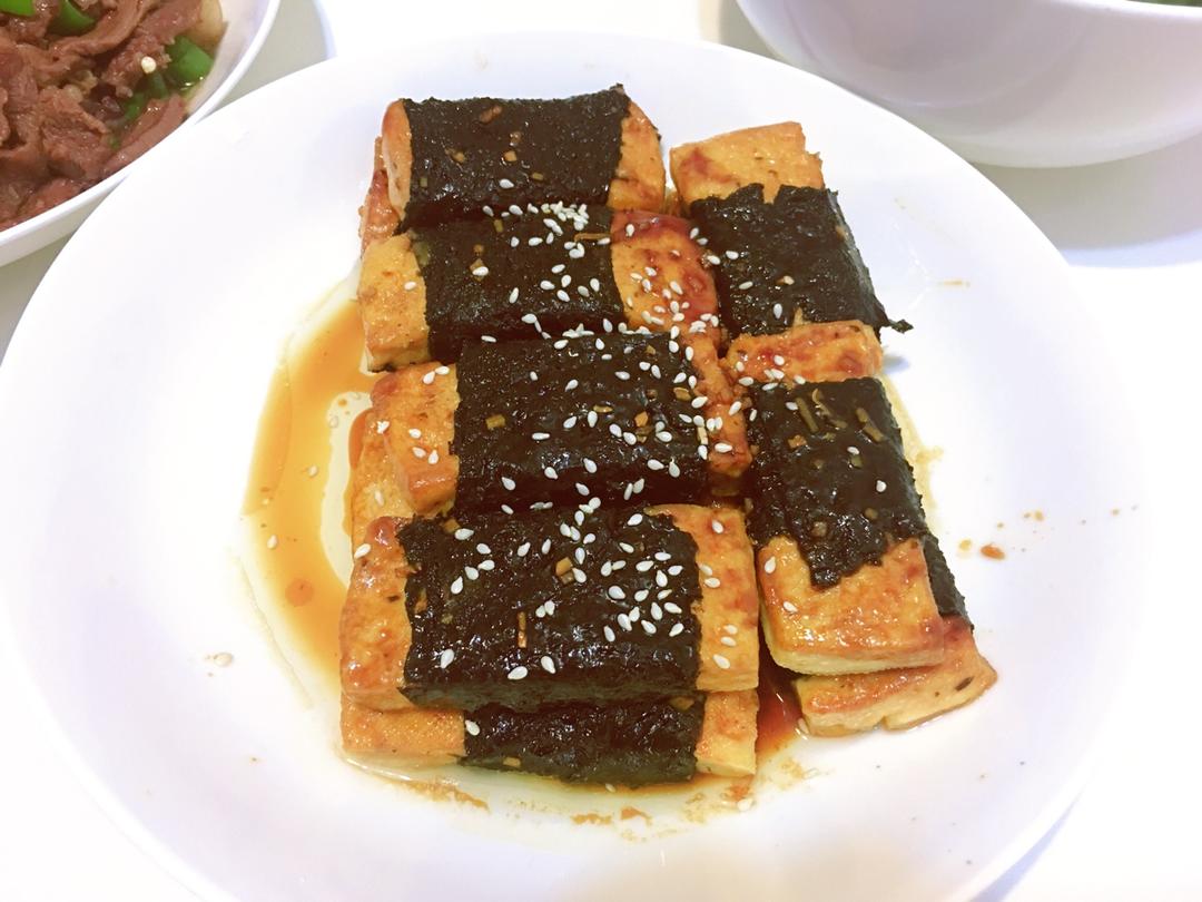日式照烧海苔豆腐