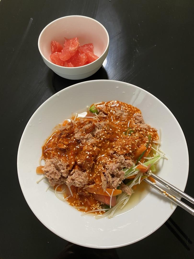 金枪鱼美味吃法（韩式拌饭）