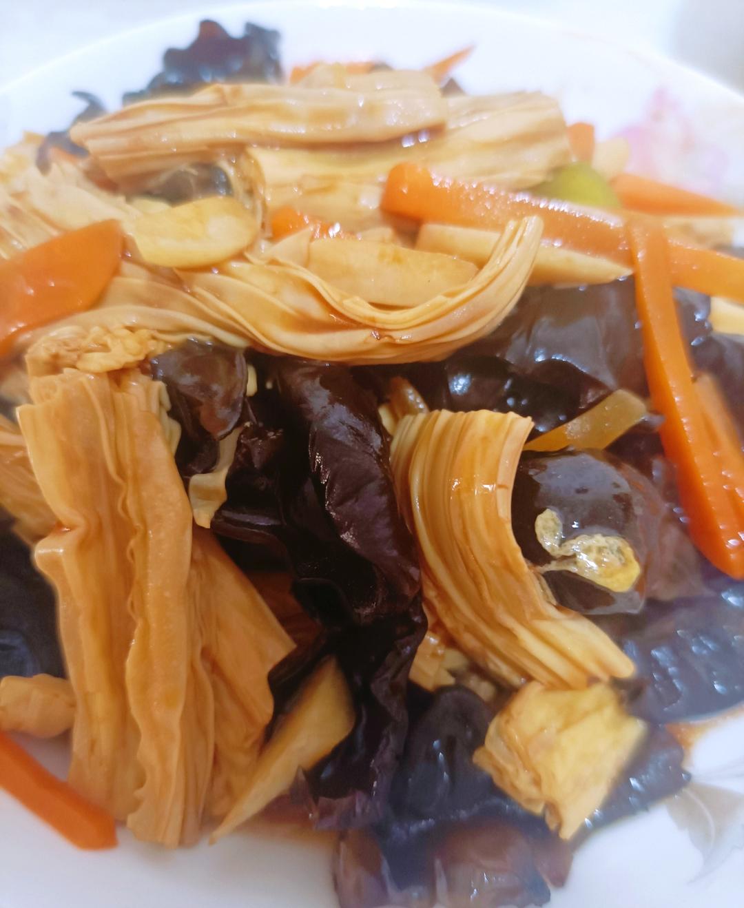 比肉还好吃的烧腐竹