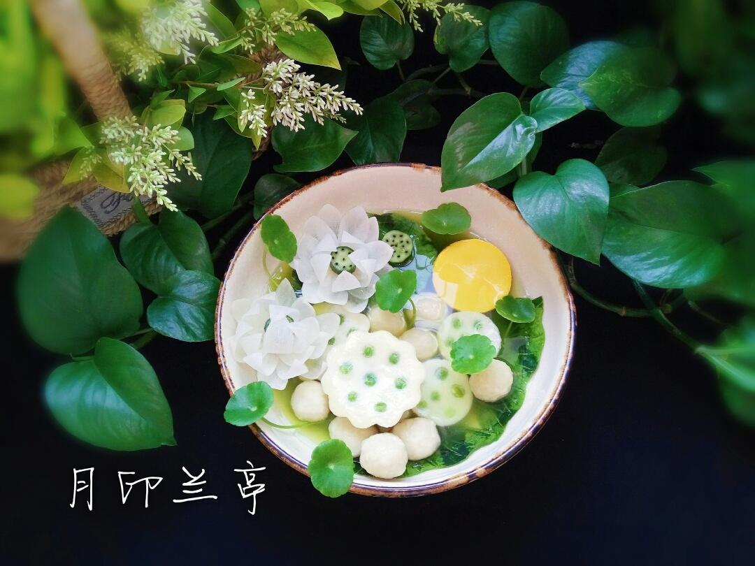 荷塘月色——【餐桌上的靓丽（1）】的做法