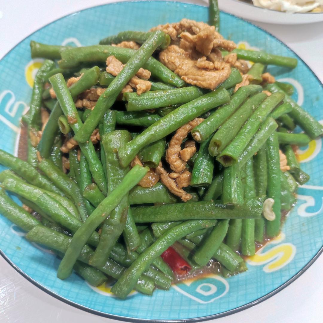 豆角炒肉丝