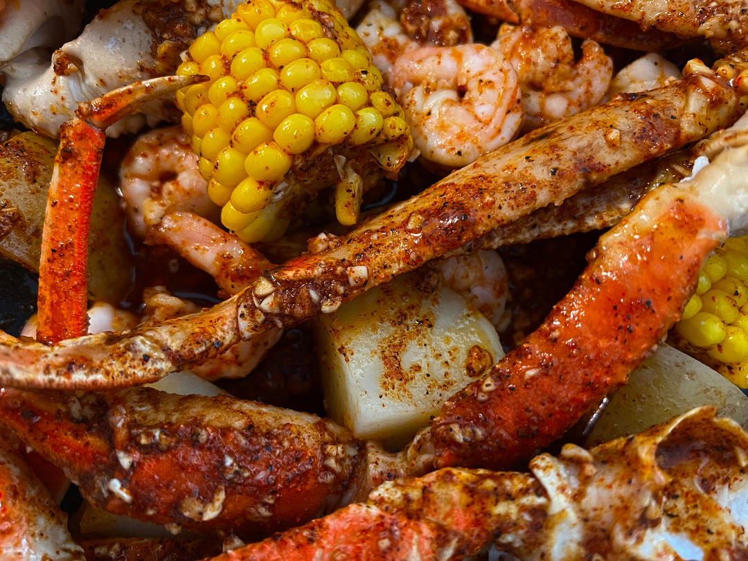 cajun seafood墨西哥手抓海鲜的做法 步骤5