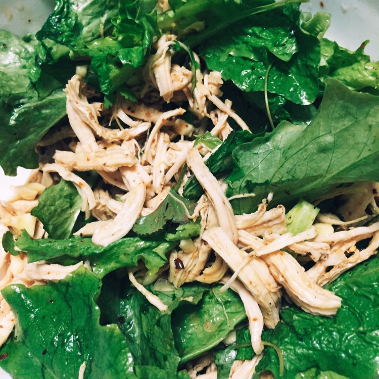 减脂健身｜凉拌手撕鸡丝（香辣&麻油版）