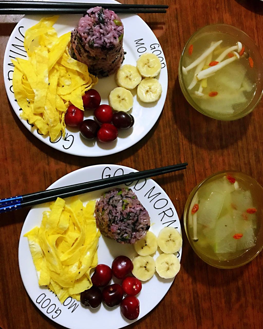 苋菜炒饭