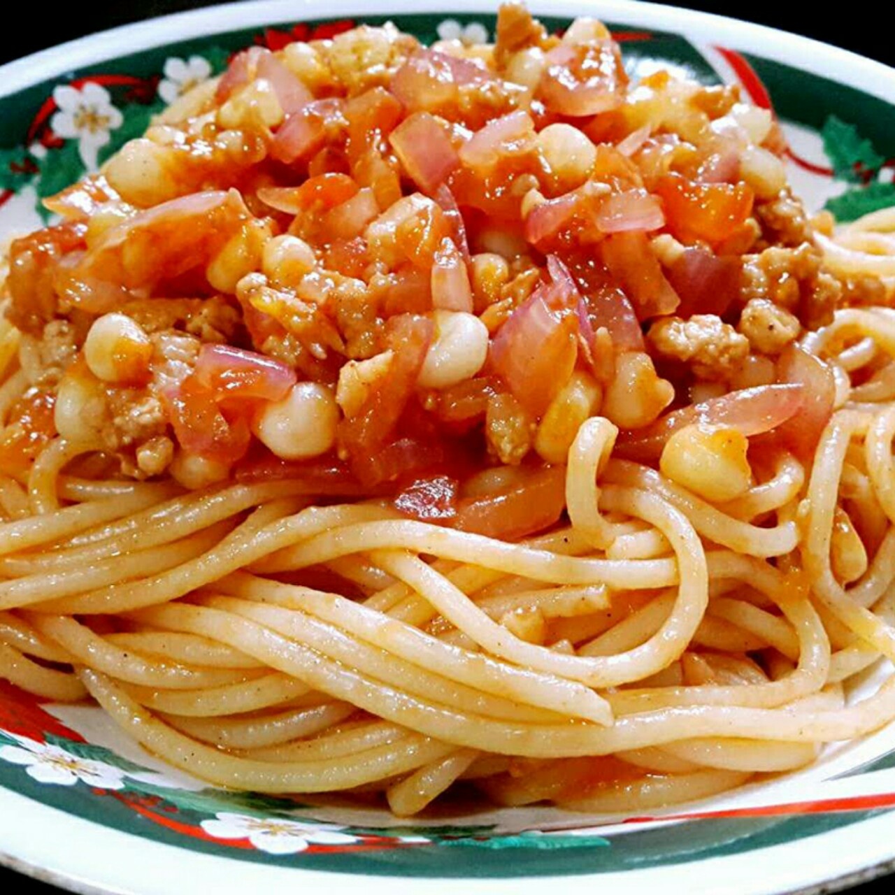 番茄肉酱意大利面