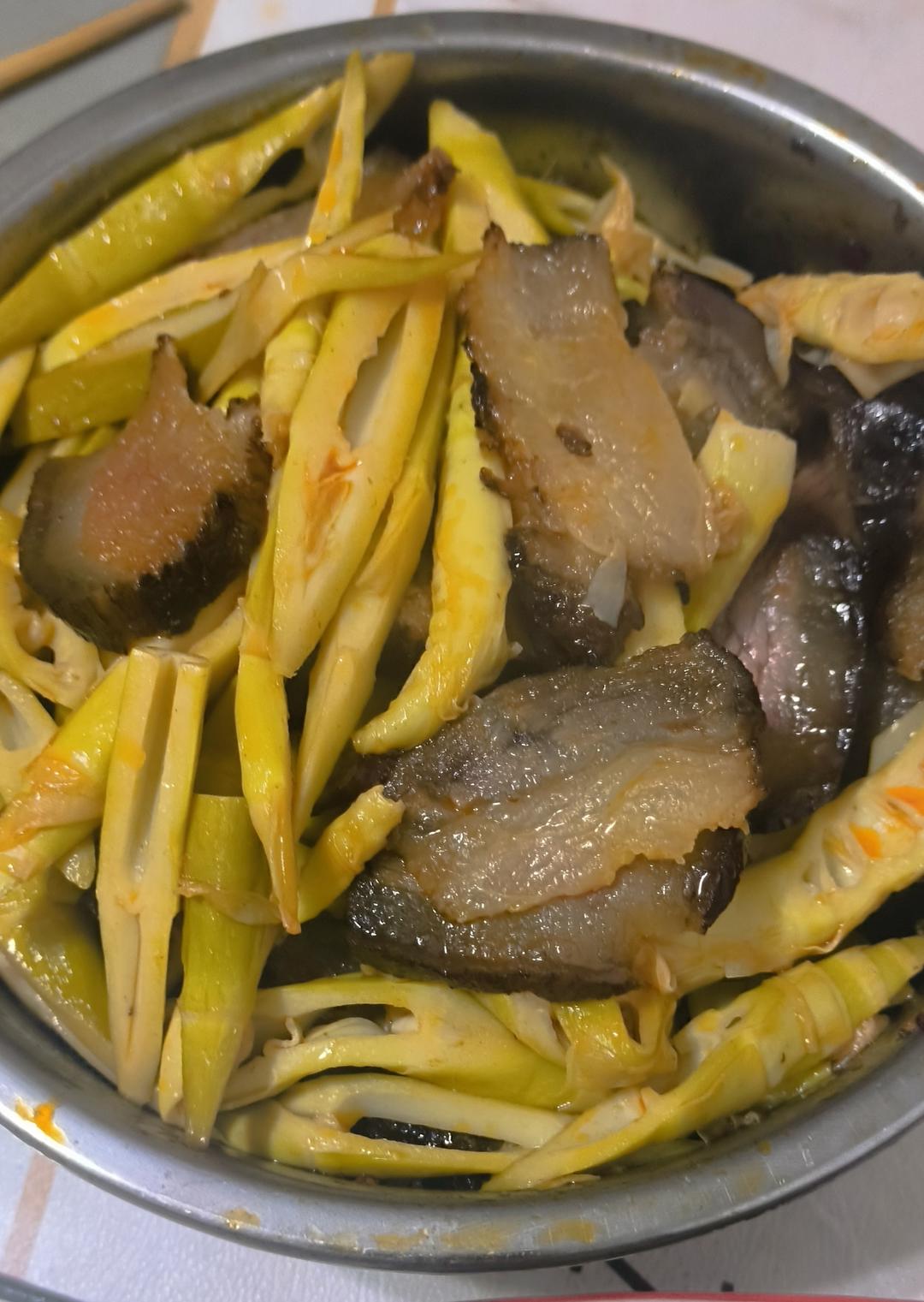 小竹笋炒腊肉