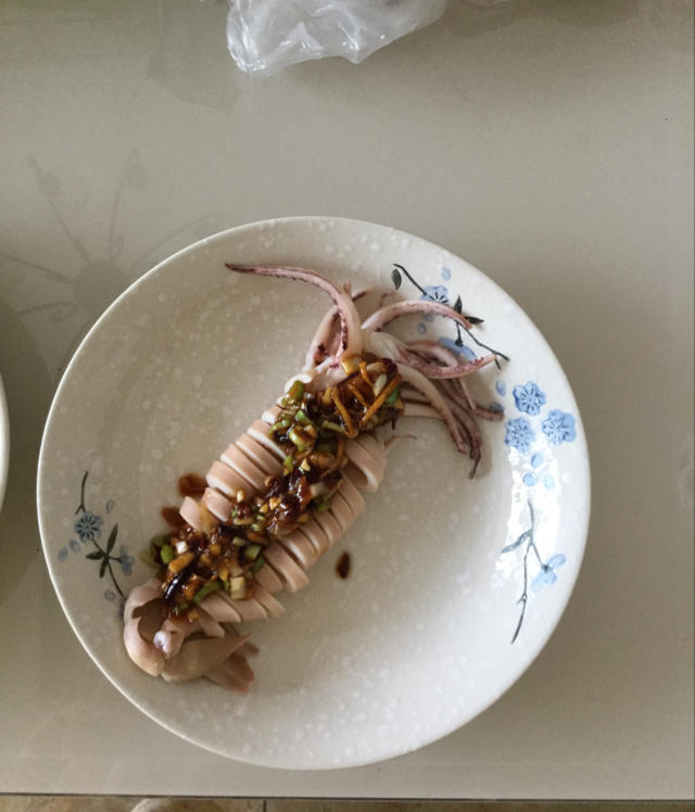 清蒸大鱿鱼