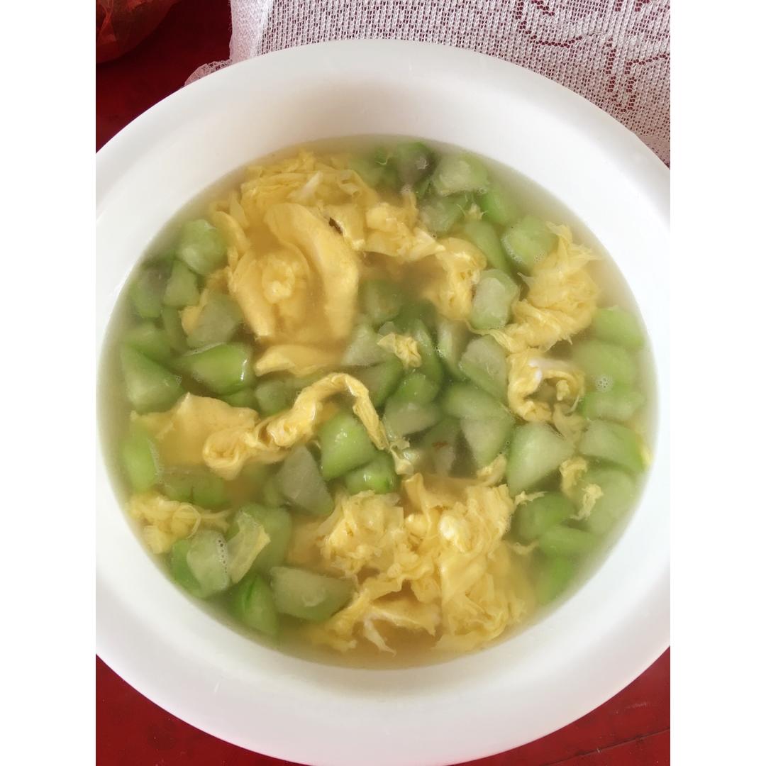 丝瓜蛋花汤