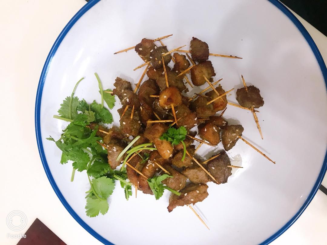 香辣小烤牙签肉