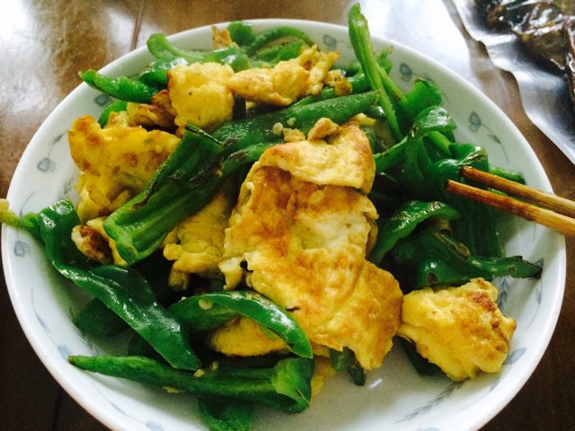 青椒炒鸡蛋