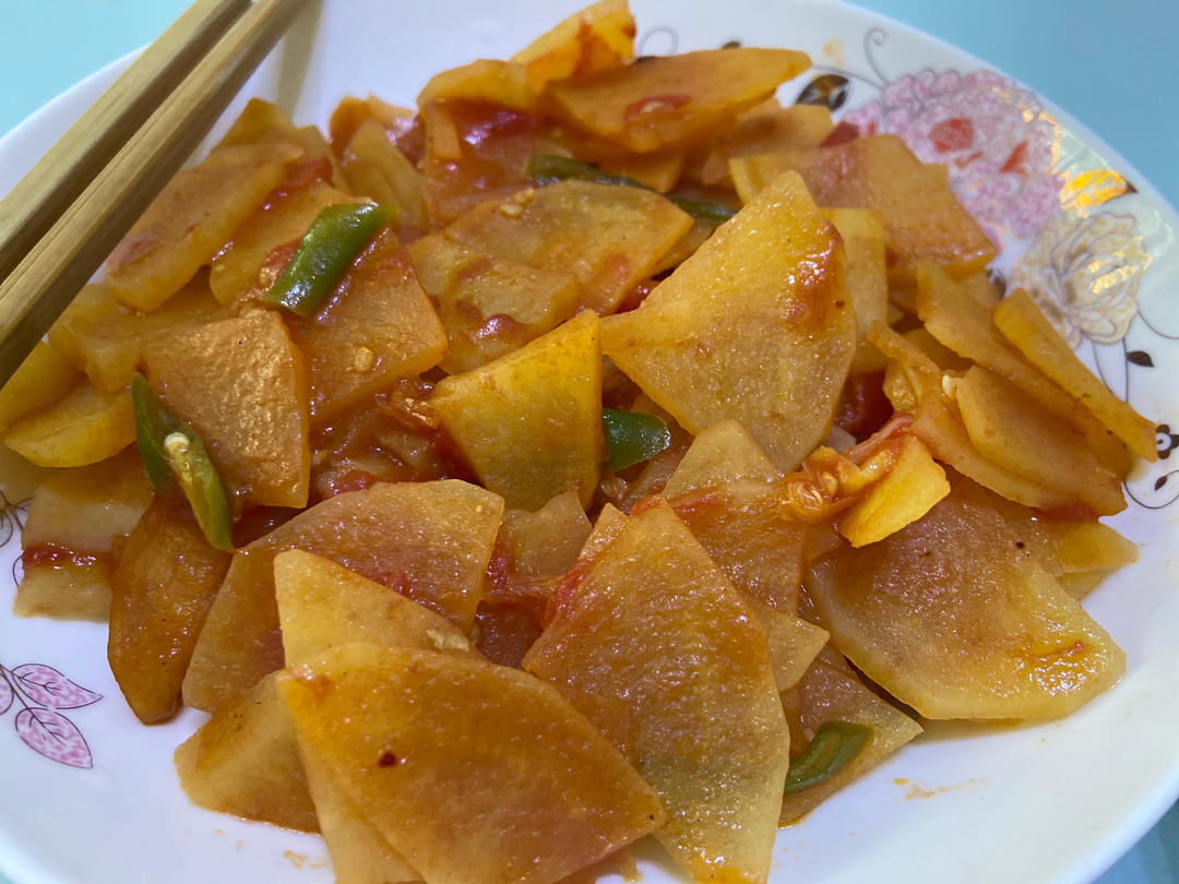 比肉都好吃的青椒炒土豆片😋简单又美味❗️