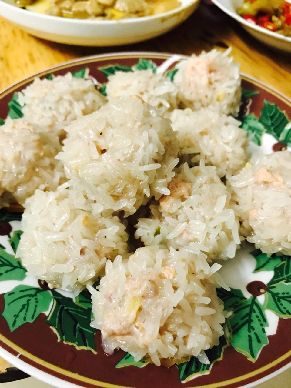 蒸糯米丸子