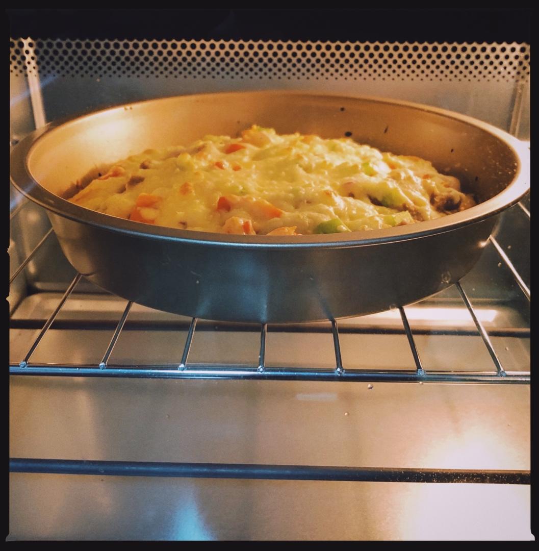 9寸家庭田园披萨【北鼎烤箱食谱】