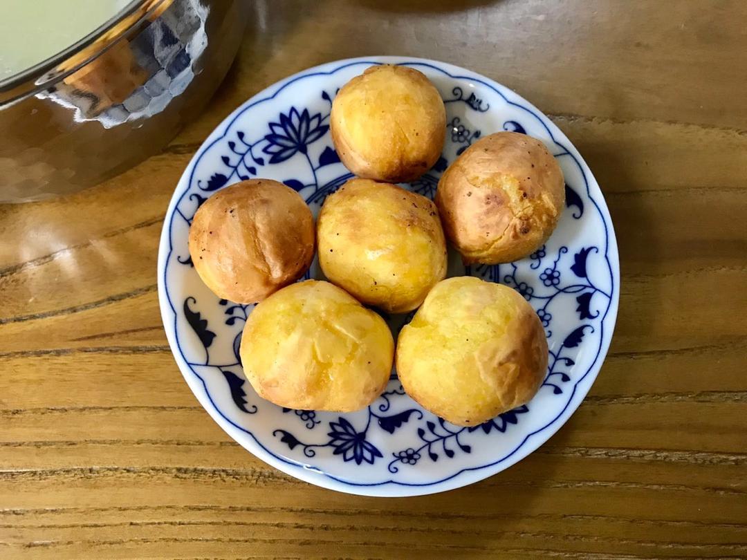 icey李李李李李做的网红大黄米汤圆炸着吃