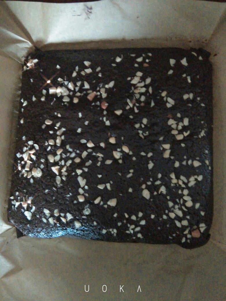 超简单无需打发的布朗尼蛋糕（多图 巧克力和可可粉版都有）🌟x3