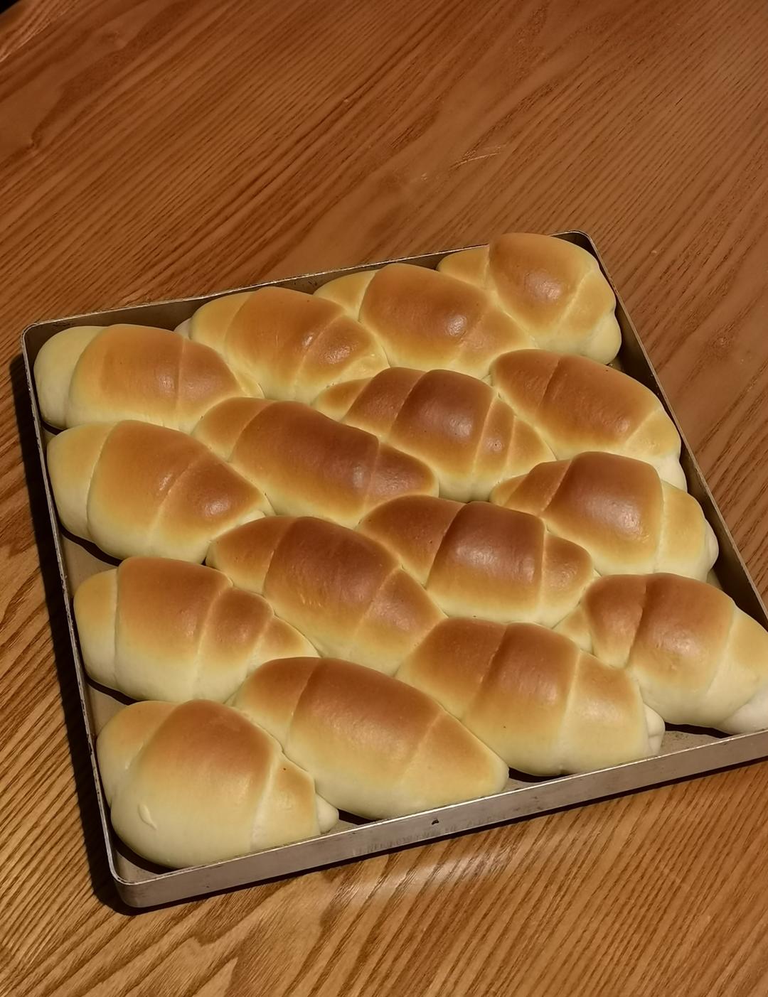 牛奶面包卷（直接法）