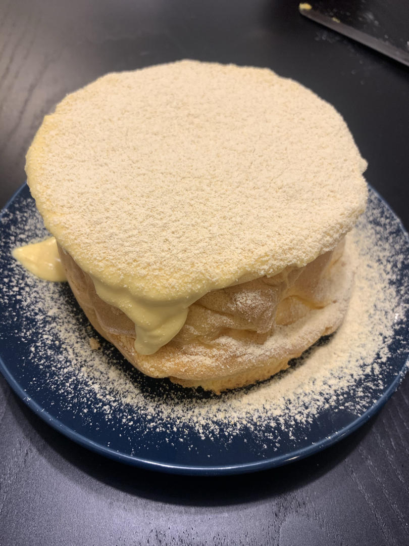 豆乳爆浆戚风蛋糕（6寸）