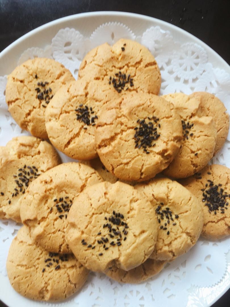 江南2做的花生油桃酥少糖