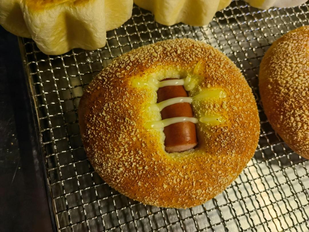 软萌萌🉐芝士热狗面包❗️简单易做✔️还高颜值！