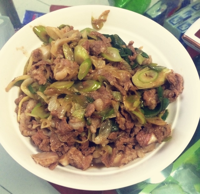 葱爆羊肉