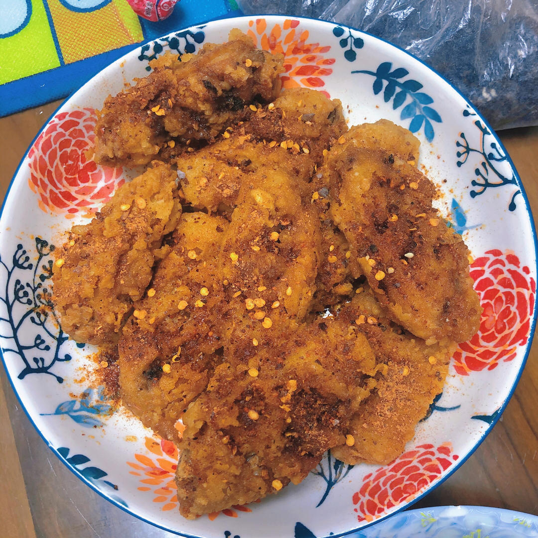 好吃到舔手指蒜香炸鸡翅❗️外酥里嫩❗️
