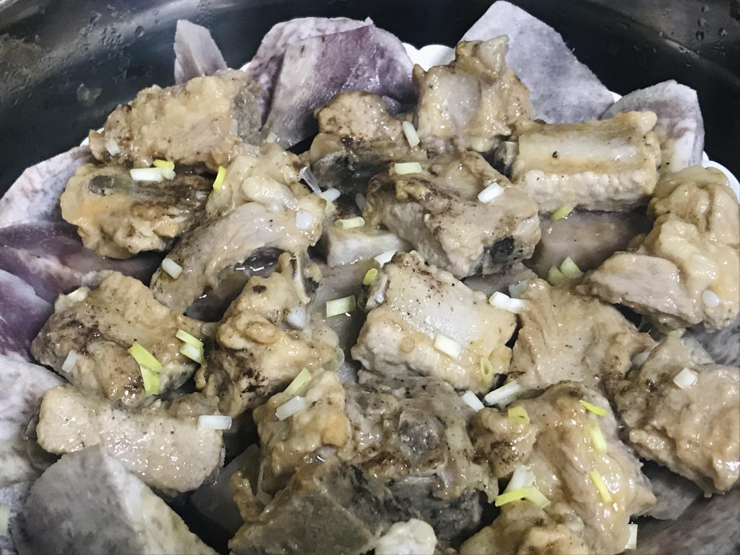 简直生命之光的荔浦芋头蒸排骨！！