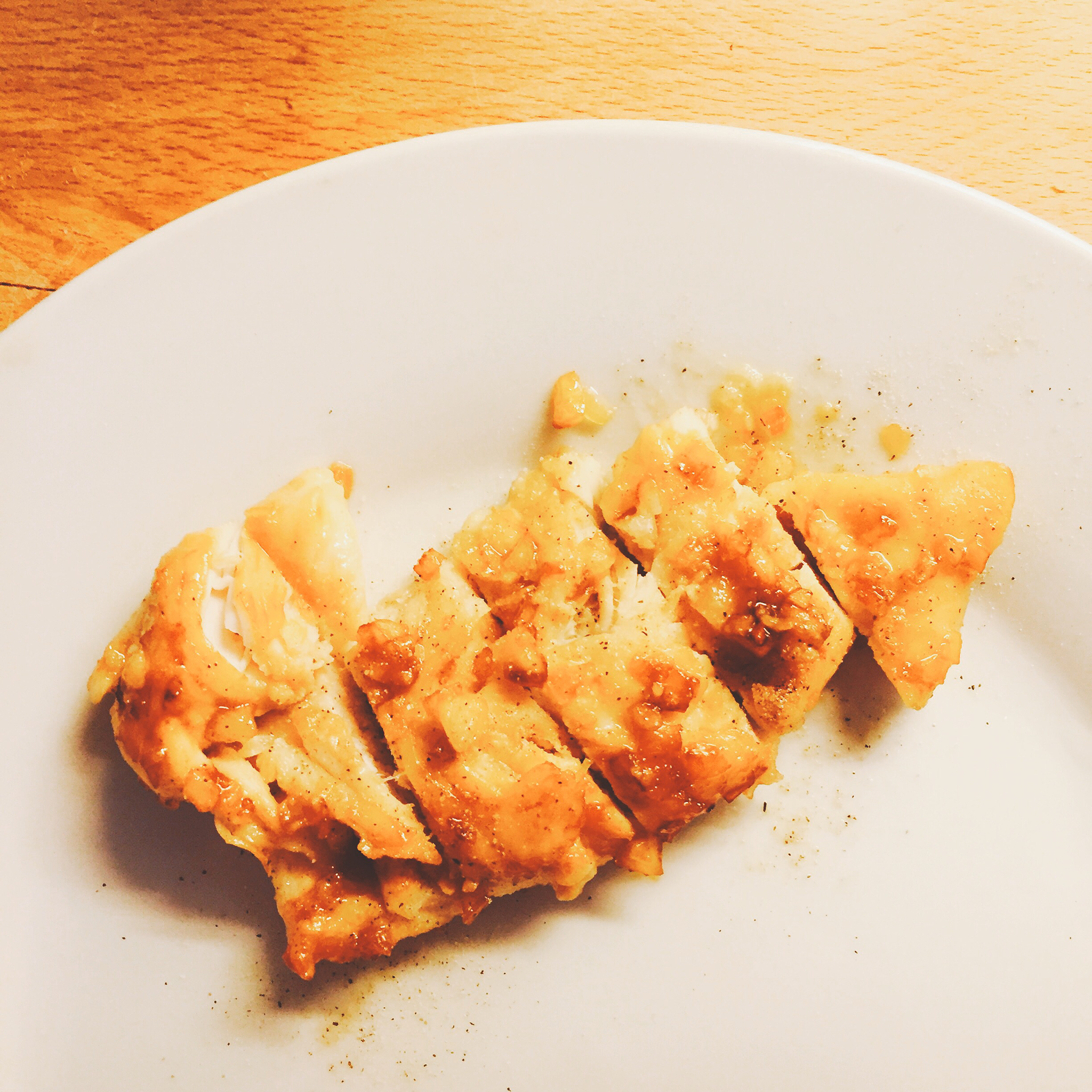 酷炫屌炸天好吃的煎鸡胸肉（香蒜蜂蜜煎鸡胸肉）