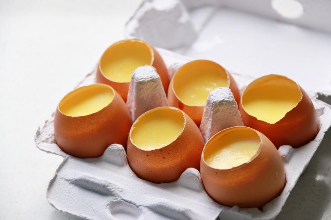 鸠山梅子做的鸡蛋壳布丁