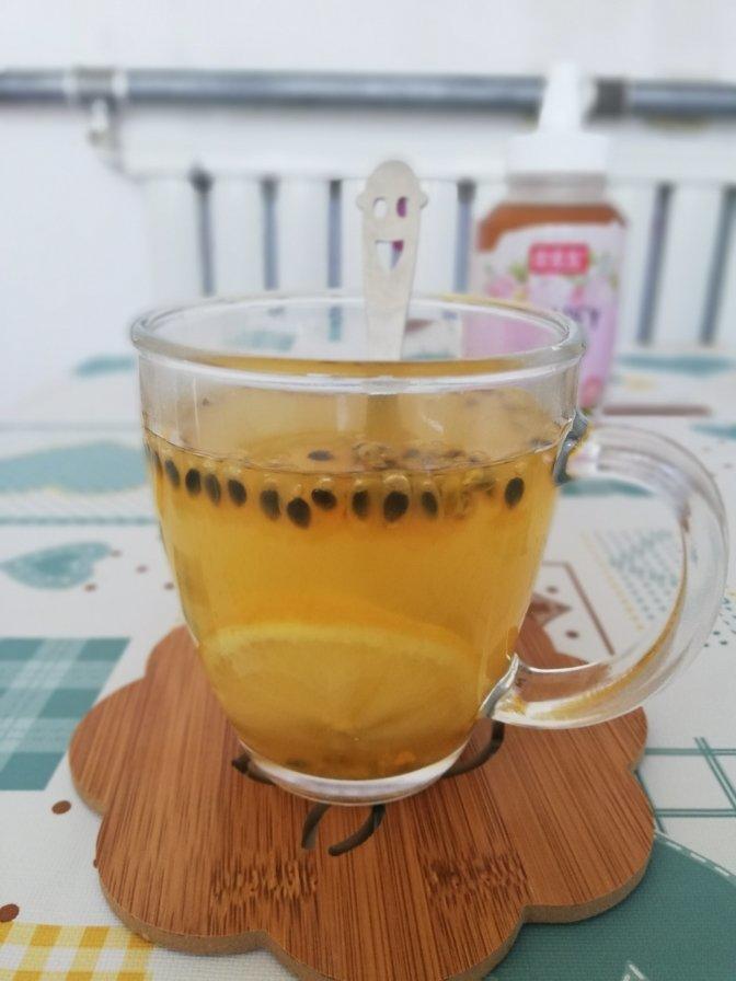 百香果蜂蜜柠檬茶