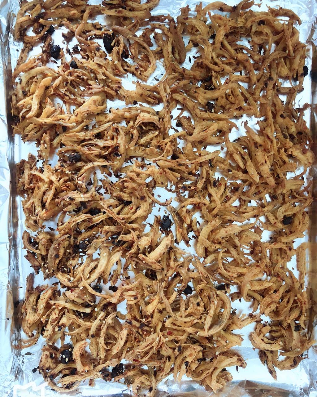 快手健身零食鸡肉丝