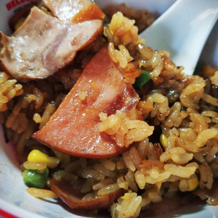 懒人腊肠饭🍚