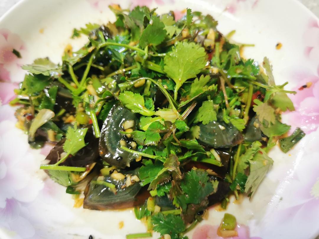 ㊙️火爆香菜拌皮蛋🔥香辣开胃又下饭～