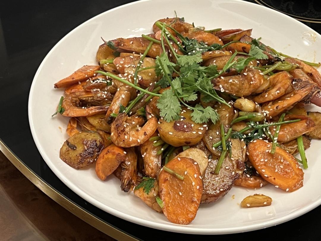 干锅香辣虾