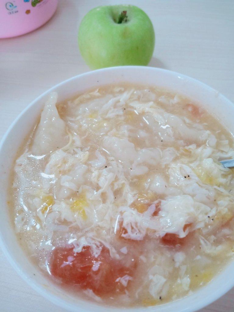 简单早餐-疙瘩汤