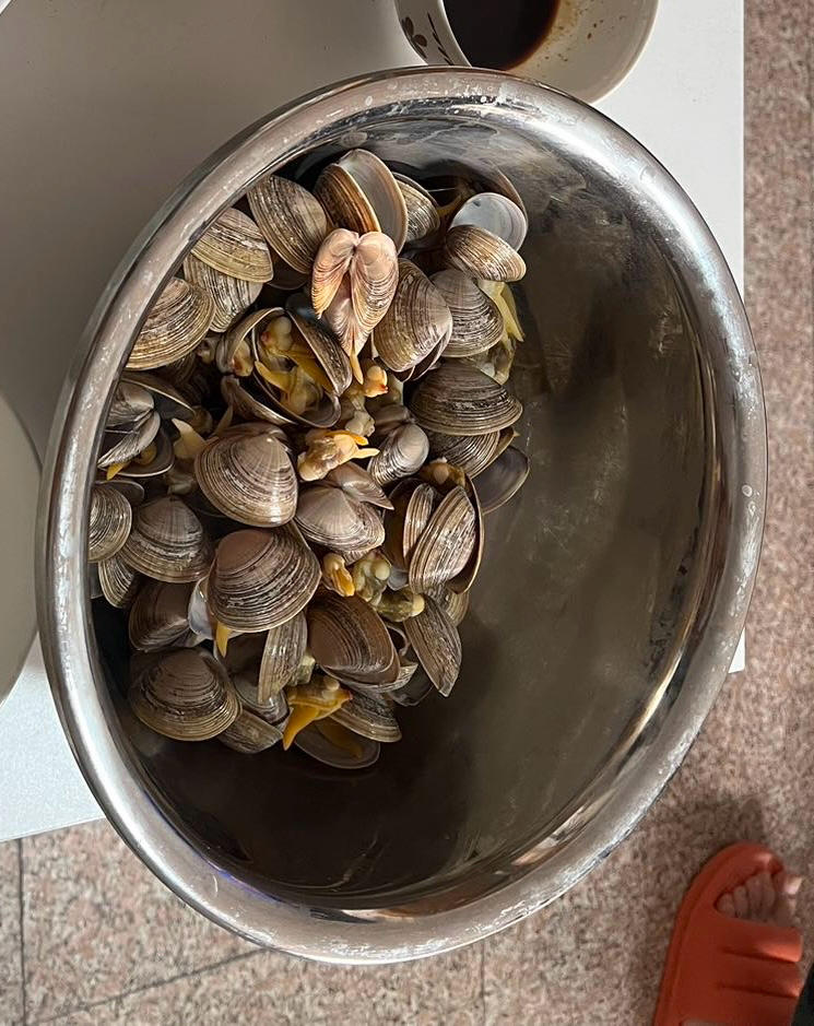 【蚬子的做法步骤图，蚬子怎么做好吃】可爱布布_下厨房