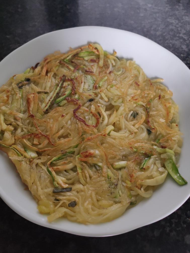 土豆丝饼(+西葫芦版)