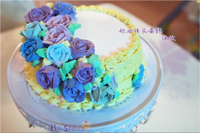 奶油玫瑰花