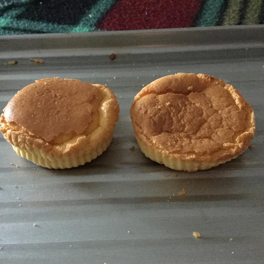 不塌不皱的光滑圆润版纸杯戚风（内含减糖版宝宝可吃）